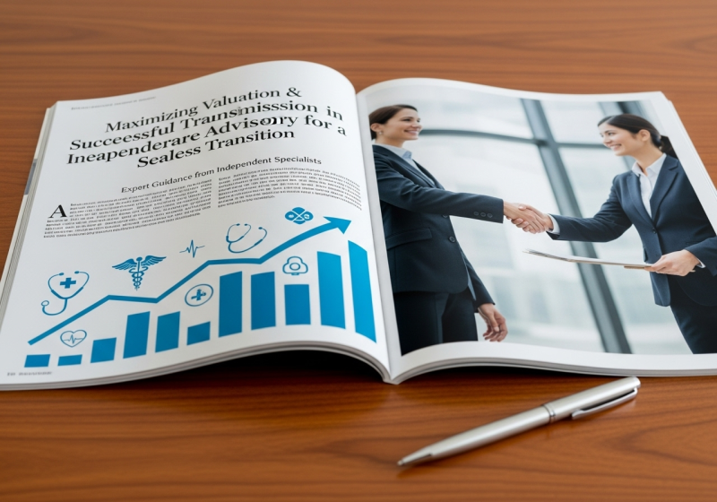 Cession d’entreprise dans la santé : comment maximiser la valorisation et réussir sa transmission avec l’accompagnement d’un cabinet indépendant spécialisé